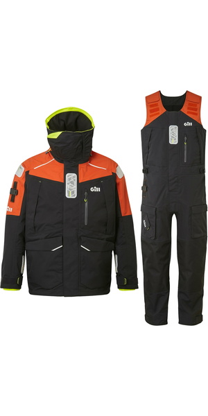 2026 Gill Mens OS1 Ocean Sailing Suit GMOS1CS - Graphite / Orange